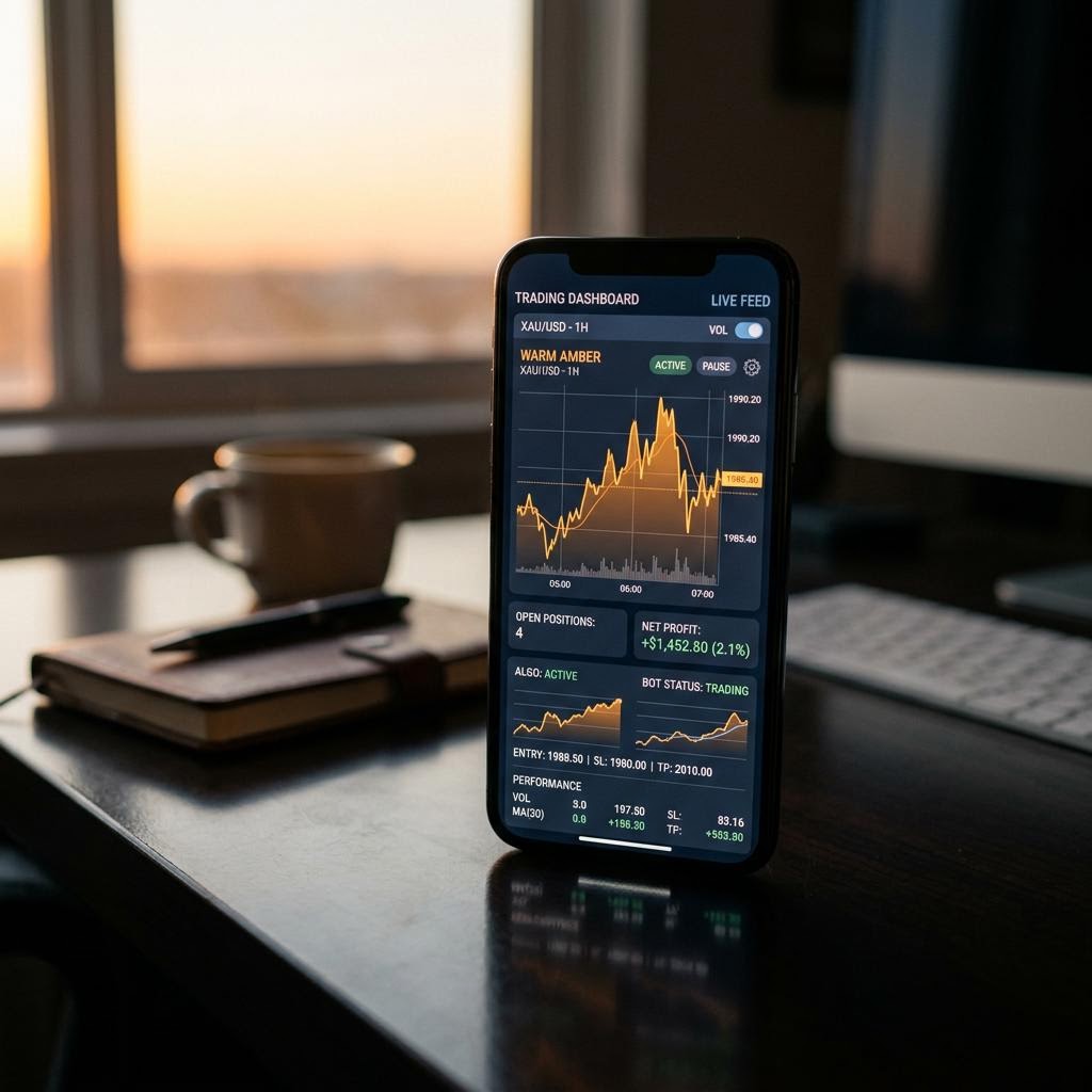 Galvioreno Dashboard auf mobilen Endgeräten